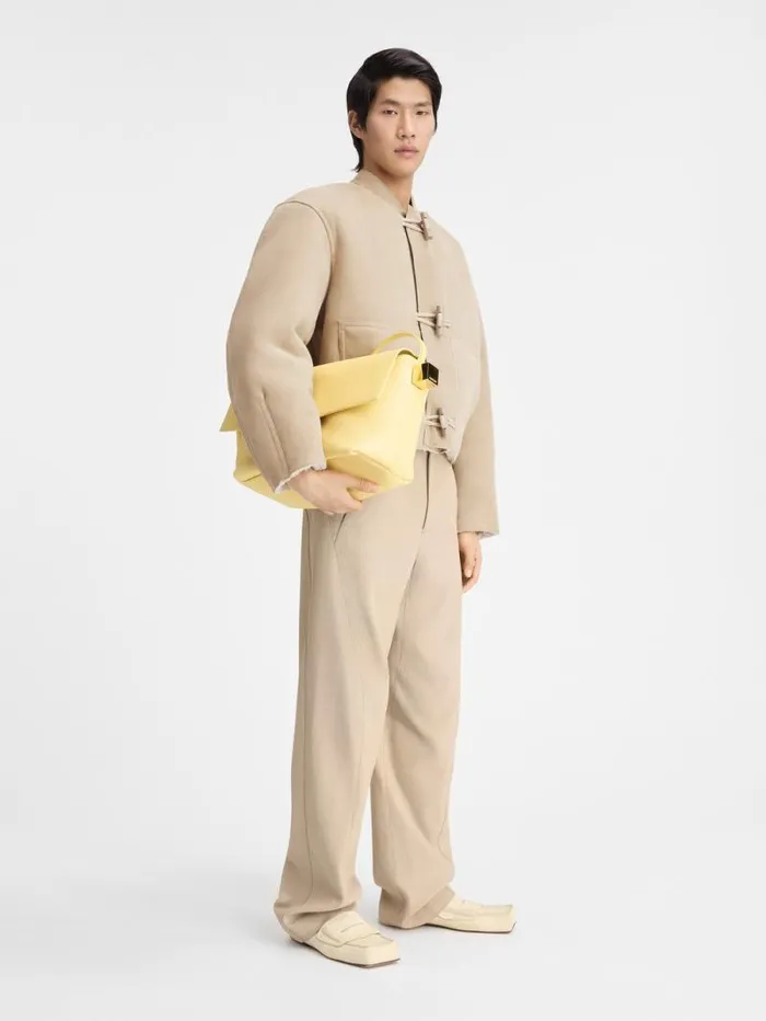 JACQUEMUS The Telo Jacket Light Beige Men Coats and Jackets JACQUEMUS The Telo Jacket Light Beige Men Coats and Jackets