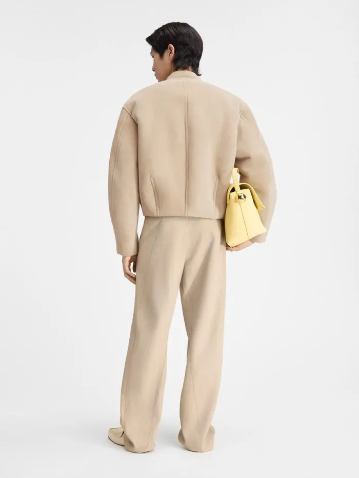 JACQUEMUS The Telo Jacket Light Beige Men Coats and Jackets JACQUEMUS The Telo Jacket Light Beige Men Coats and Jackets