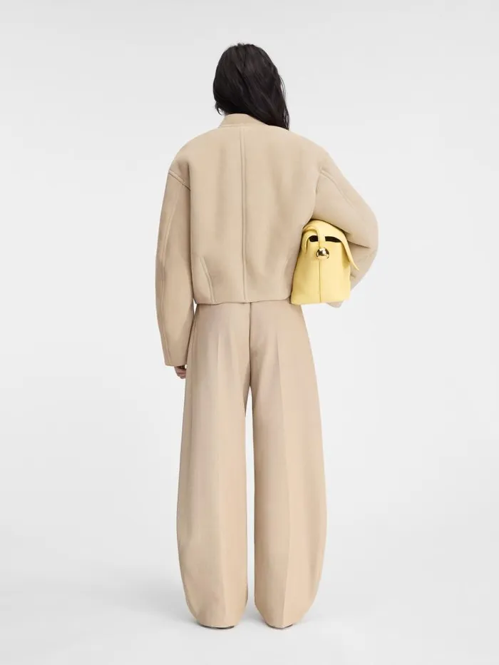 JACQUEMUS The Telo Jacket Light Beige Women Coats and Jackets JACQUEMUS The Telo Jacket Light Beige Women Coats and Jackets