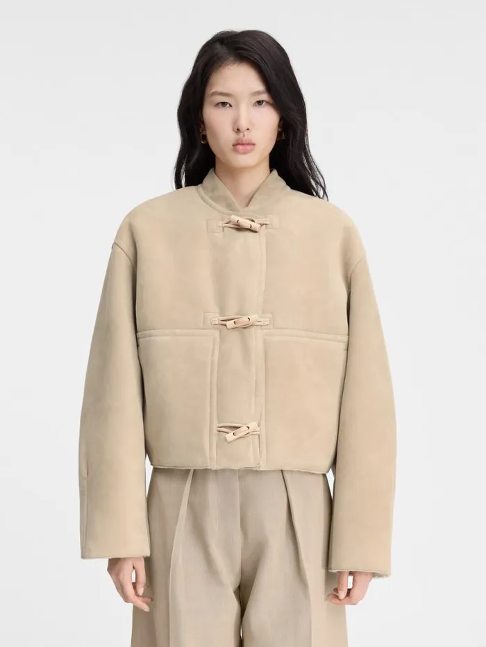 JACQUEMUS The Telo Jacket Light Beige Women Coats and Jackets JACQUEMUS The Telo Jacket Light Beige Women Coats and Jackets
