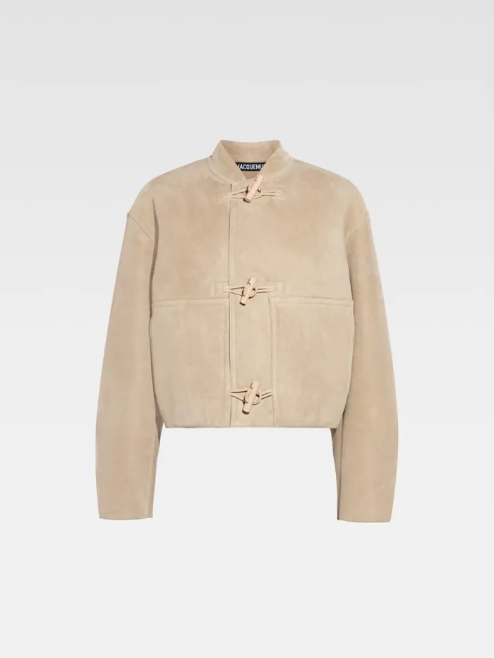 JACQUEMUS The Telo Jacket Light Beige Women Coats and Jackets JACQUEMUS The Telo Jacket Light Beige Women Coats and Jackets