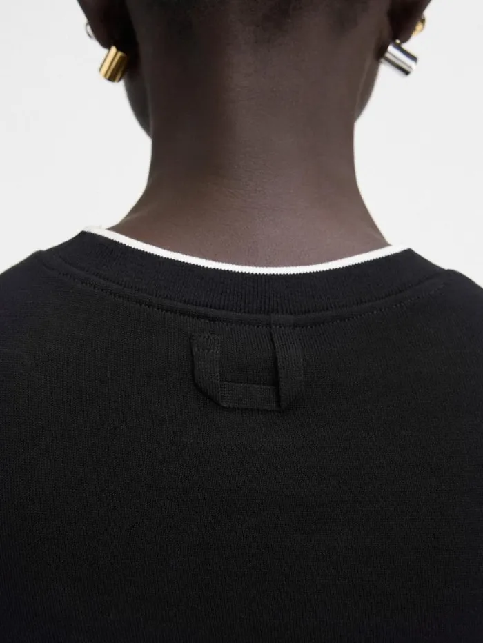 JACQUEMUS The Tricot Tshirt Black Women Tops and Shirts JACQUEMUS The Tricot Tshirt Black Women Tops and Shirts