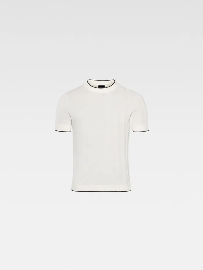 JACQUEMUS The Tricot Tshirt Offwhite Men Knits