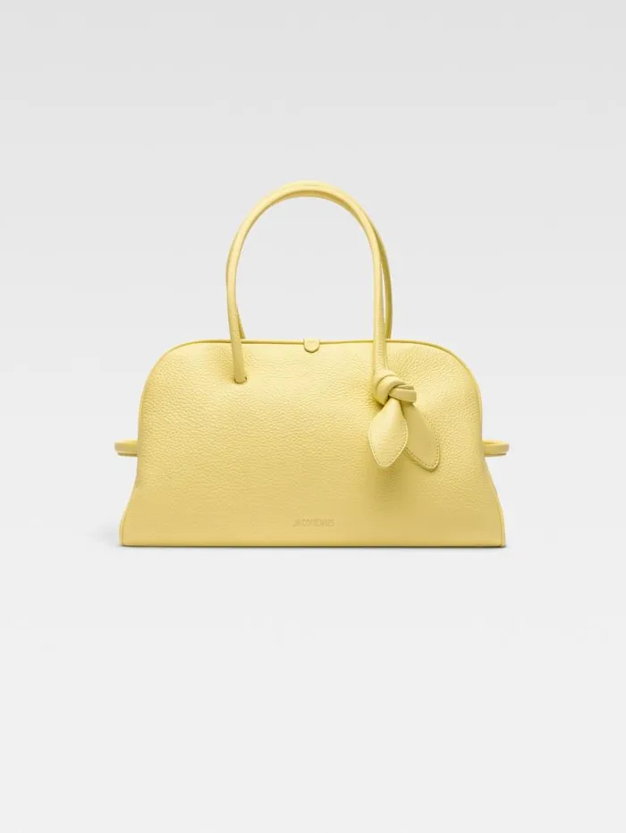 JACQUEMUS The Turismo Light Yellow WomenMen Crossbody and Handbags