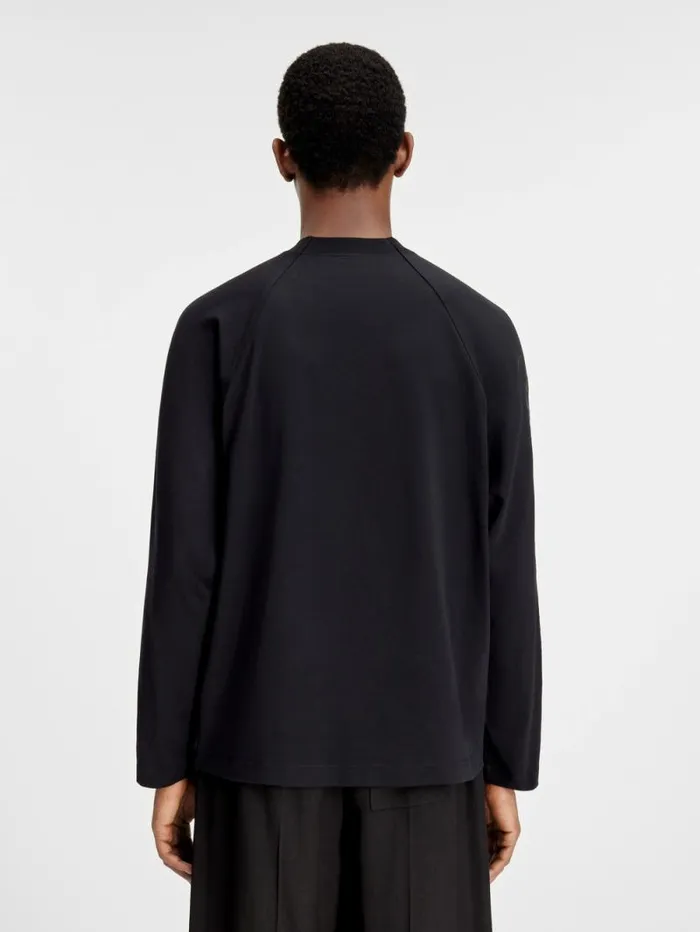 JACQUEMUS The Typo Longsleeve Tshirt Black Men Tshirts JACQUEMUS The Typo Longsleeve Tshirt Black Men Tshirts