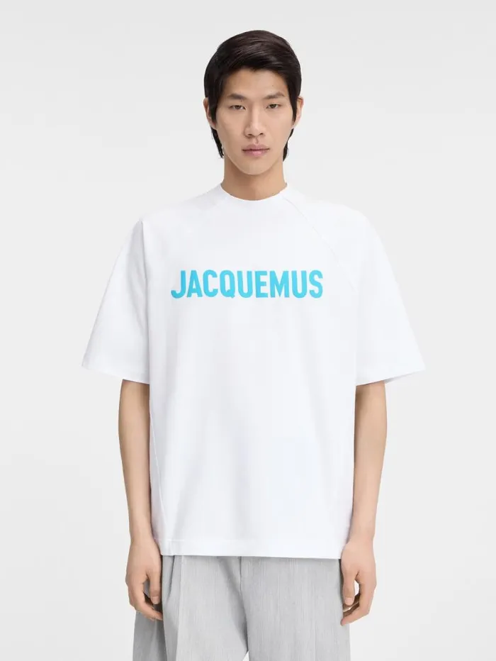 JACQUEMUS The Typo Tshirt Multiwhite Men Tshirts