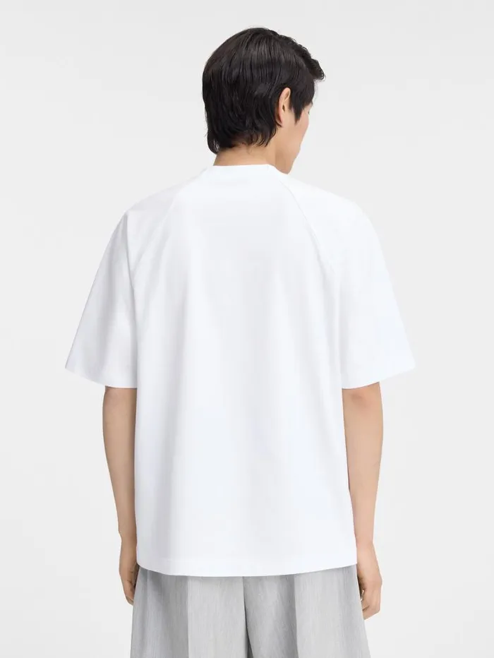 JACQUEMUS The Typo Tshirt Multiwhite Men Tshirts JACQUEMUS The Typo Tshirt Multiwhite Men Tshirts