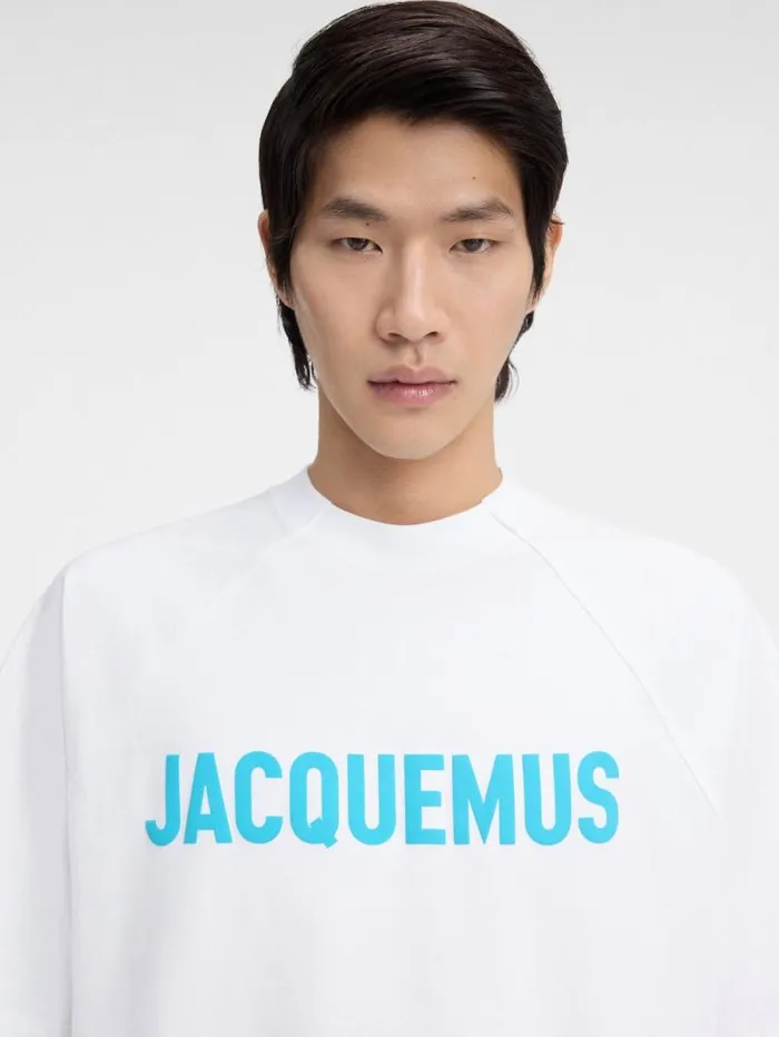 JACQUEMUS The Typo Tshirt Multiwhite Men Tshirts JACQUEMUS The Typo Tshirt Multiwhite Men Tshirts