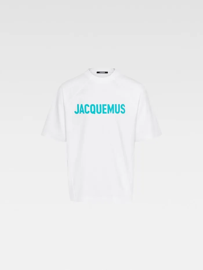 JACQUEMUS The Typo Tshirt Multiwhite Men Tshirts JACQUEMUS The Typo Tshirt Multiwhite Men Tshirts