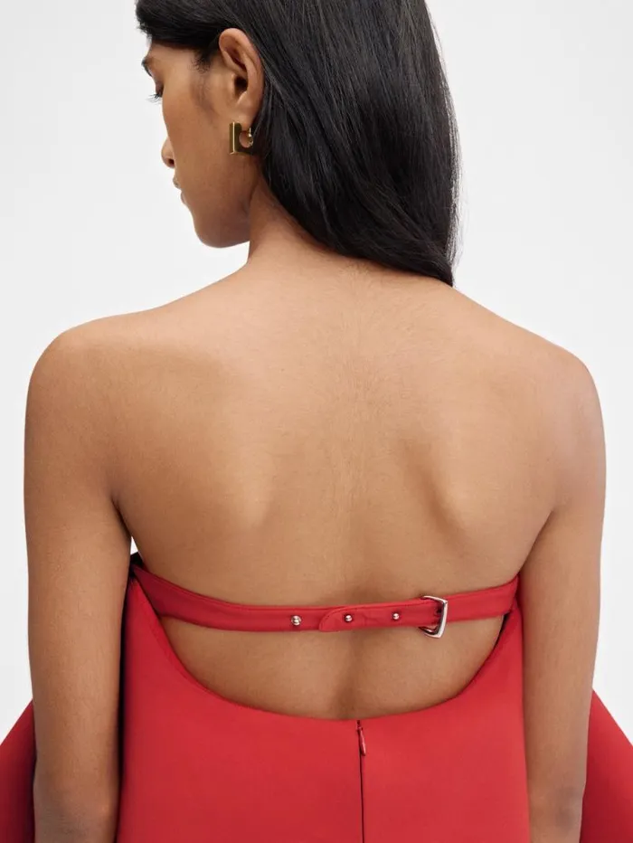 JACQUEMUS The Vela Dress Red Women Dresses and Skirts JACQUEMUS The Vela Dress Red Women Dresses and Skirts