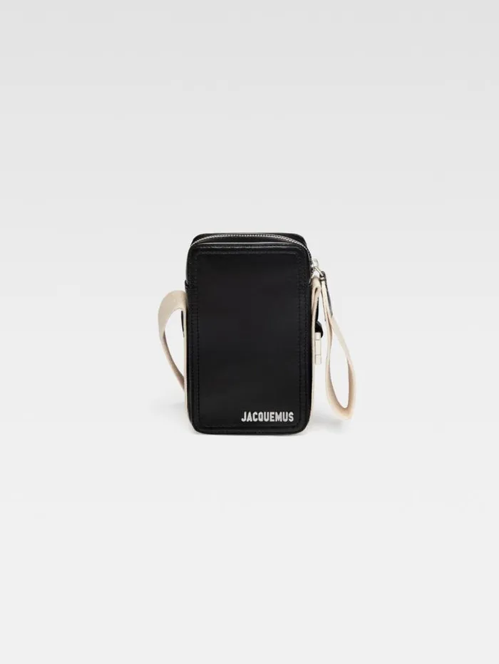 JACQUEMUS The Vertical Cuerda Black Men Bags