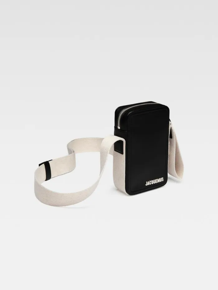 JACQUEMUS The Vertical Cuerda Black Men Bags JACQUEMUS The Vertical Cuerda Black Men Bags