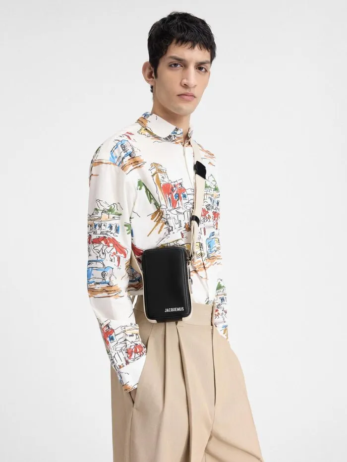 JACQUEMUS The Vertical Cuerda Black Men Bags JACQUEMUS The Vertical Cuerda Black Men Bags