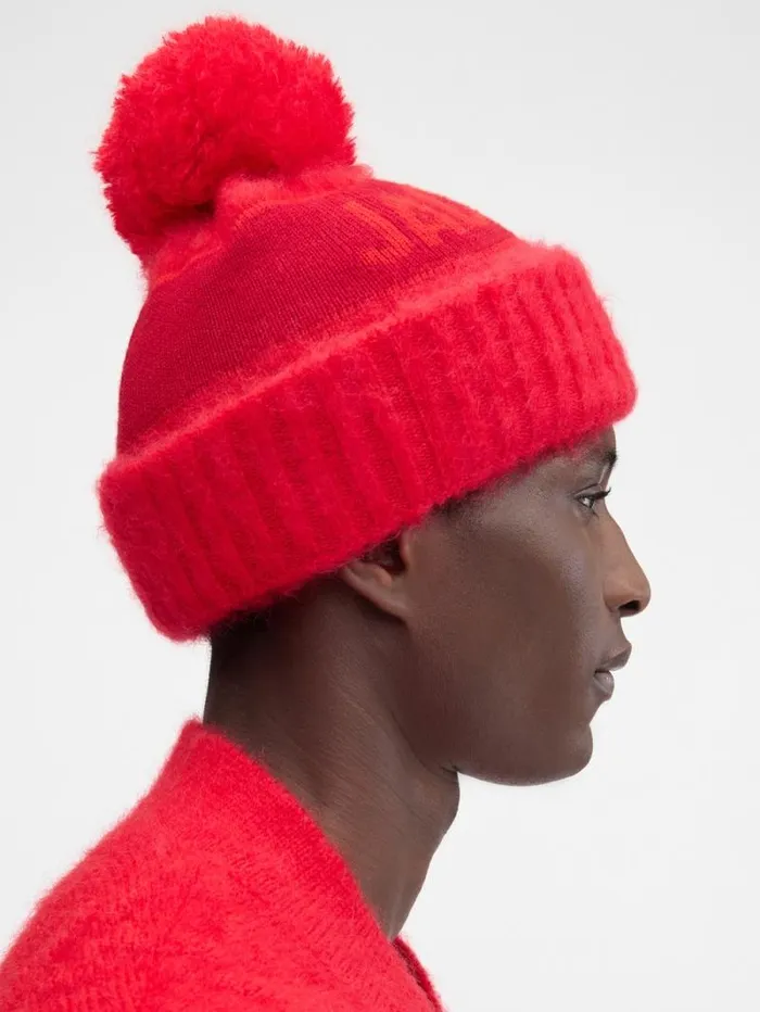 JACQUEMUS The Winter Beanie Red WomenMen Scarves Beanies and Gloves