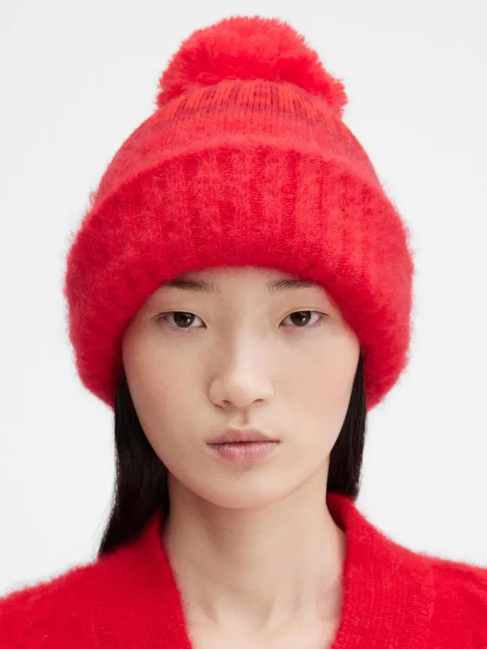 JACQUEMUS The Winter Beanie Red WomenMen Scarves Beanies and Gloves