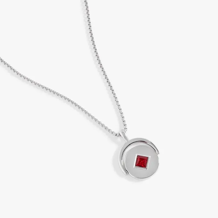 January Birthstone And Flower Flip Charm Necklace Stainless Steel Gold Women Alex And Ani Necklaces January Birthstone And Flower Flip Charm Necklace Stainless Steel Gold Women Alex And Ani Necklaces