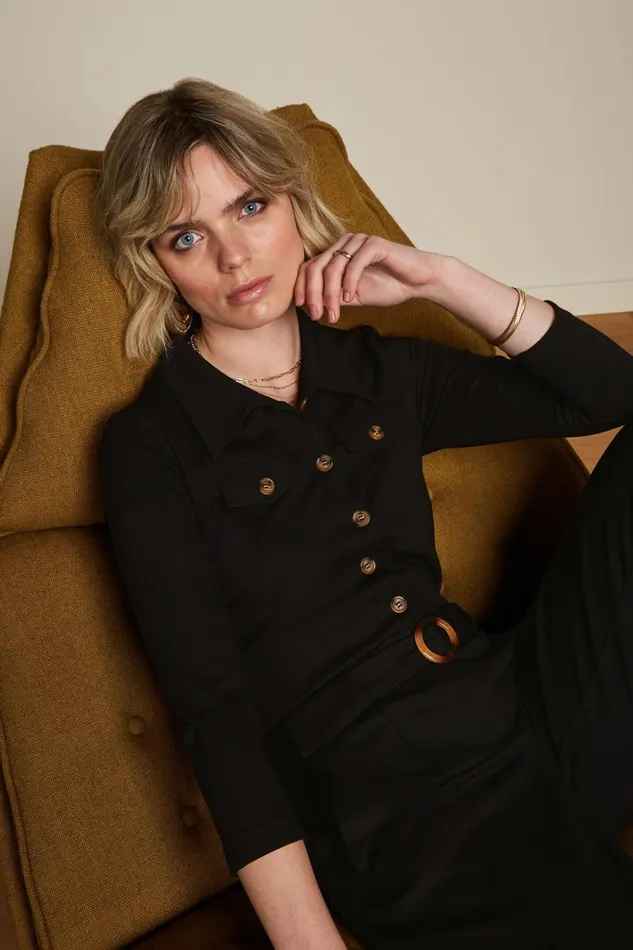 Jumpsuits Women King Louie Alexa Jumpsuit Uni Rodeo Black 8211 Uni Rodeo