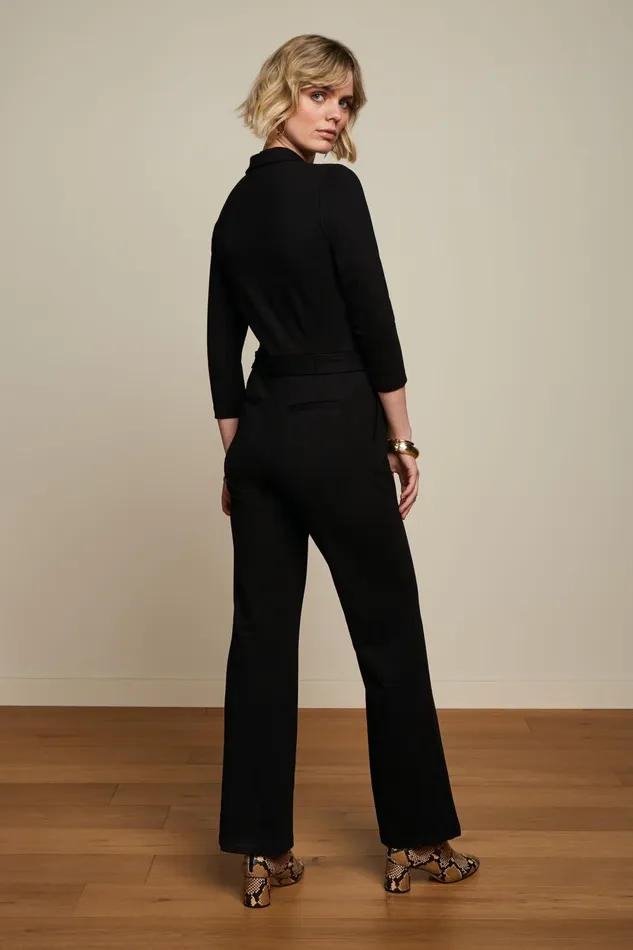Jumpsuits Women King Louie Alexa Jumpsuit Uni Rodeo Black 8211 Uni Rodeo