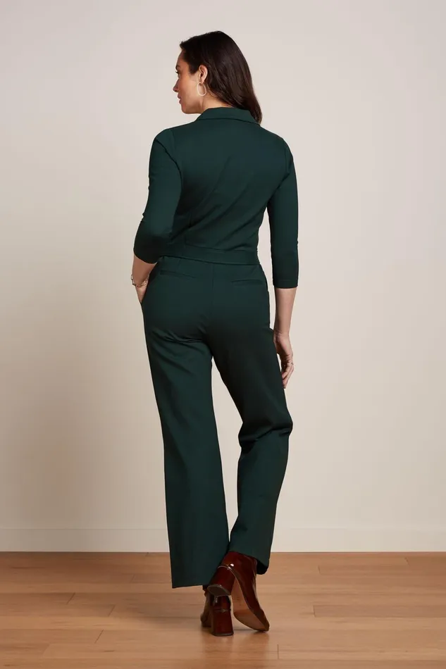 Jumpsuits Women King Louie Alexa Jumpsuit Uni Rodeo Sycamore Green 8211 Uni Rodeo