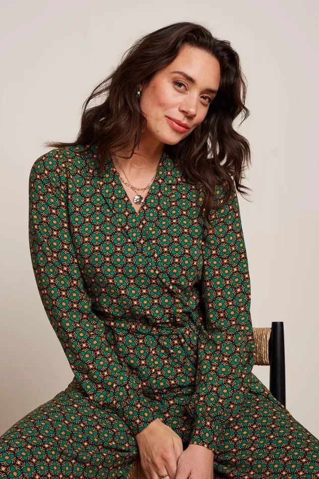 Jumpsuits Women King Louie Doris Jumpsuit Valley Peacock Green 8211 Valley