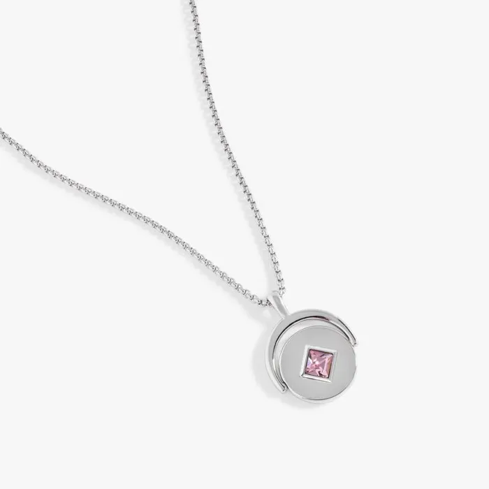 June Birthstone And Flower Flip Charm Necklace Stainless Steel Gold Women Alex And Ani Birthday June Birthstone And Flower Flip Charm Necklace Stainless Steel Gold Women Alex And Ani Birthday