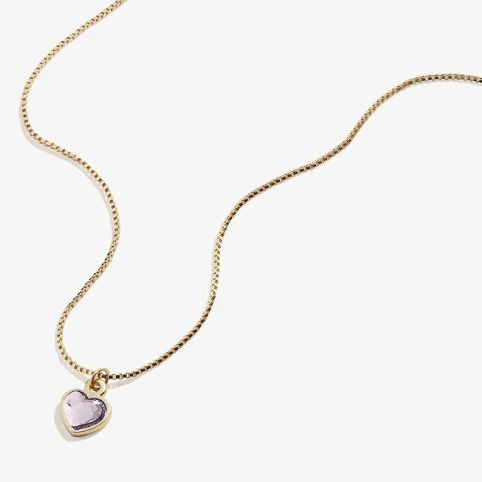 June Birthstone Light Amethyst Heart Necklace Gold Women Alex And Ani Graduation June Birthstone Light Amethyst Heart Necklace Gold Women Alex And Ani Graduation