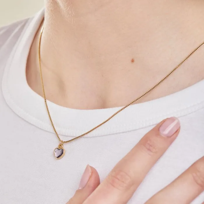 June Birthstone Light Amethyst Heart Necklace Gold Women Alex And Ani Graduation June Birthstone Light Amethyst Heart Necklace Gold Women Alex And Ani Graduation