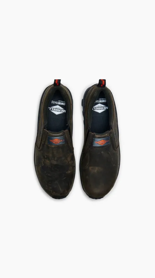 Jungle Moc Leather Sr Work Shoe Espresso Men Merrell SlipOns