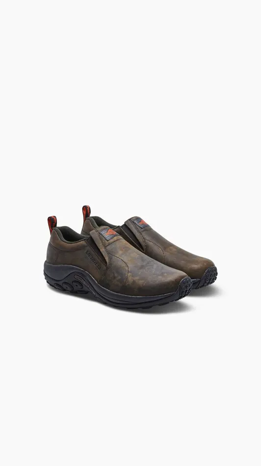 Jungle Moc Leather Sr Work Shoe Espresso Men Merrell SlipOns