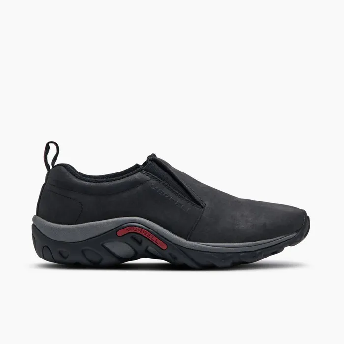 Jungle Moc Nubuck Wide Width Black Men Merrell SlipOns