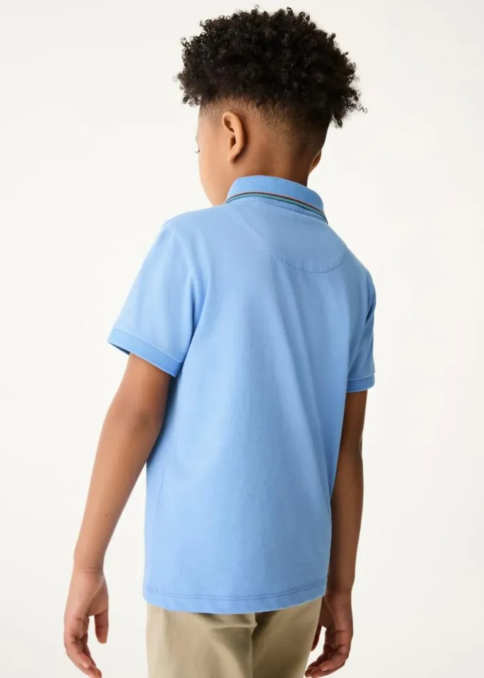 Junior Paul Smith Polo Shirts 213 Years Blue 039Artist Stripe039 Zip Polo Shirt Junior Paul Smith Polo Shirts 213 Years Blue 039Artist Stripe039 Zip Polo Shirt