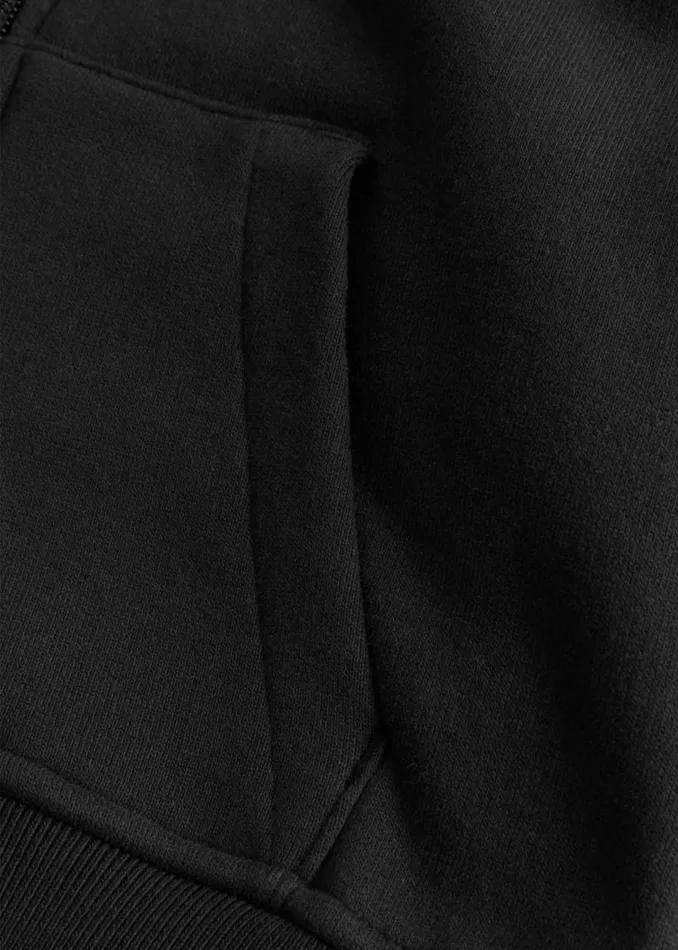 Junior Paul Smith Sweatshirts and Hoodies 213 Years Black ZipUp Zebra Logo Hoodie