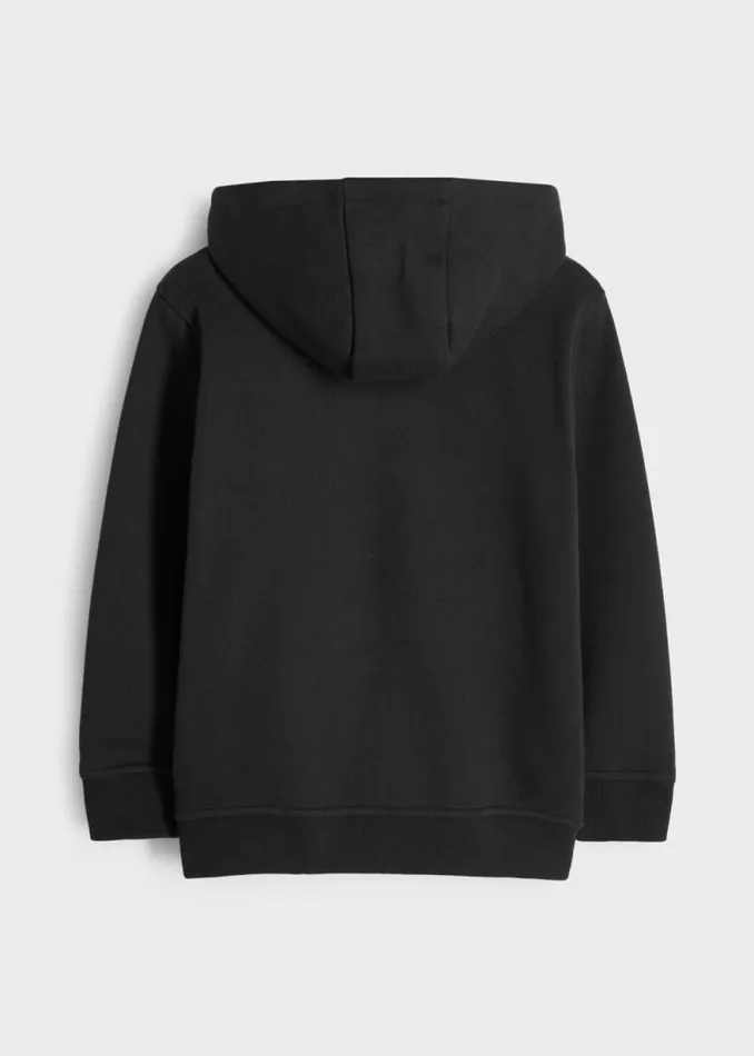 Junior Paul Smith Sweatshirts and Hoodies 213 Years Black ZipUp Zebra Logo Hoodie