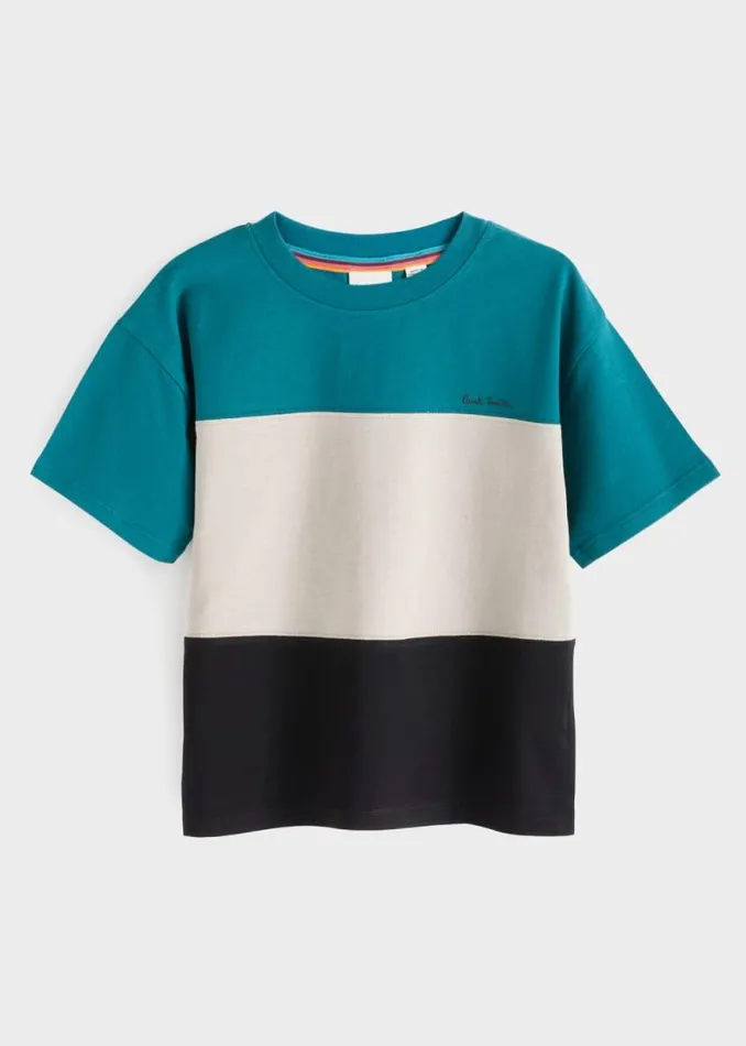 Junior Paul Smith TShirts 213 Years Grey Black and Colourblock TShirts 3 Pack Junior Paul Smith TShirts 213 Years Grey Black and Colourblock TShirts 3 Pack