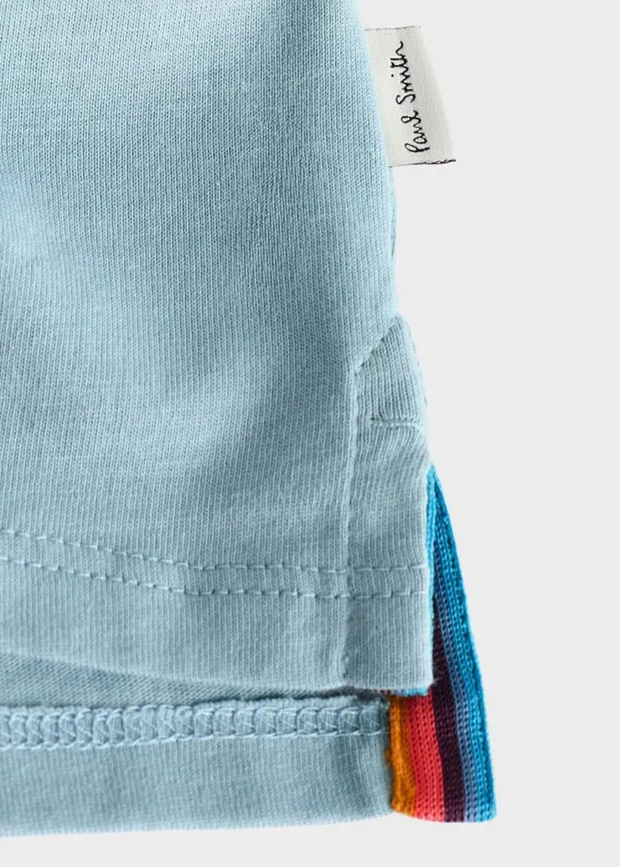 Junior Paul Smith TShirts 213 Years Light Blue 039Signature Logo039 TShirt Junior Paul Smith TShirts 213 Years Light Blue 039Signature Logo039 TShirt