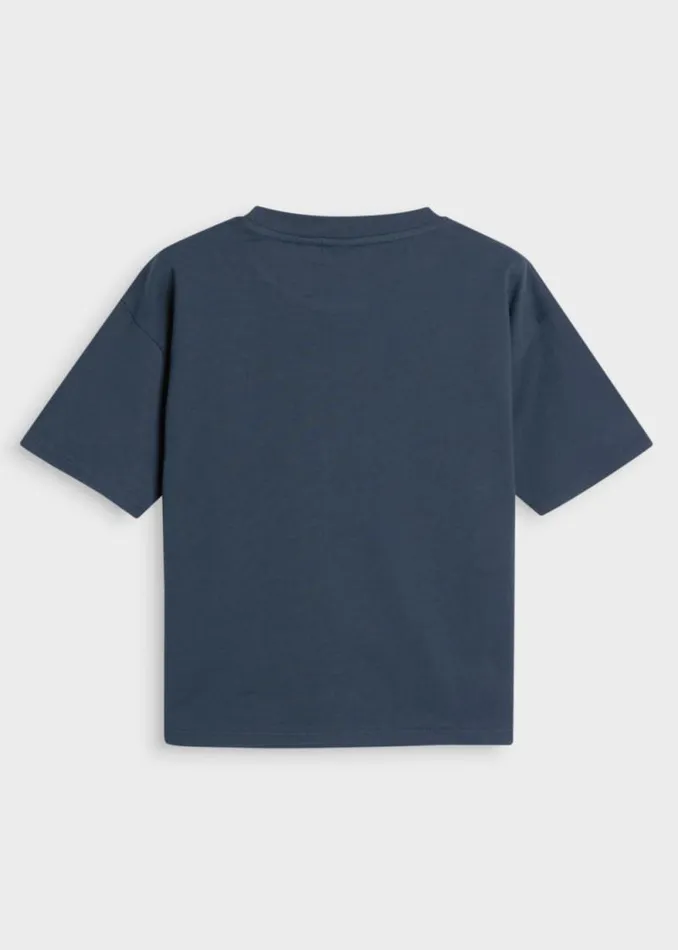 Junior Paul Smith TShirts 213 Years Navy Holographic Print TShirt Junior Paul Smith TShirts 213 Years Navy Holographic Print TShirt