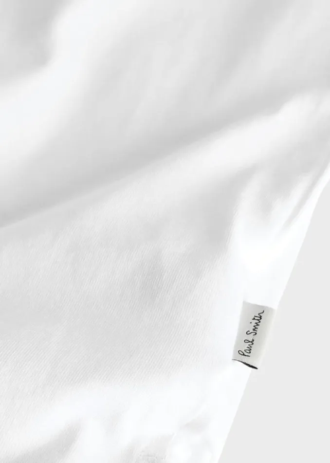 Junior Paul Smith TShirts 213 Years White 039Artist Stripe Paint039 TShirt