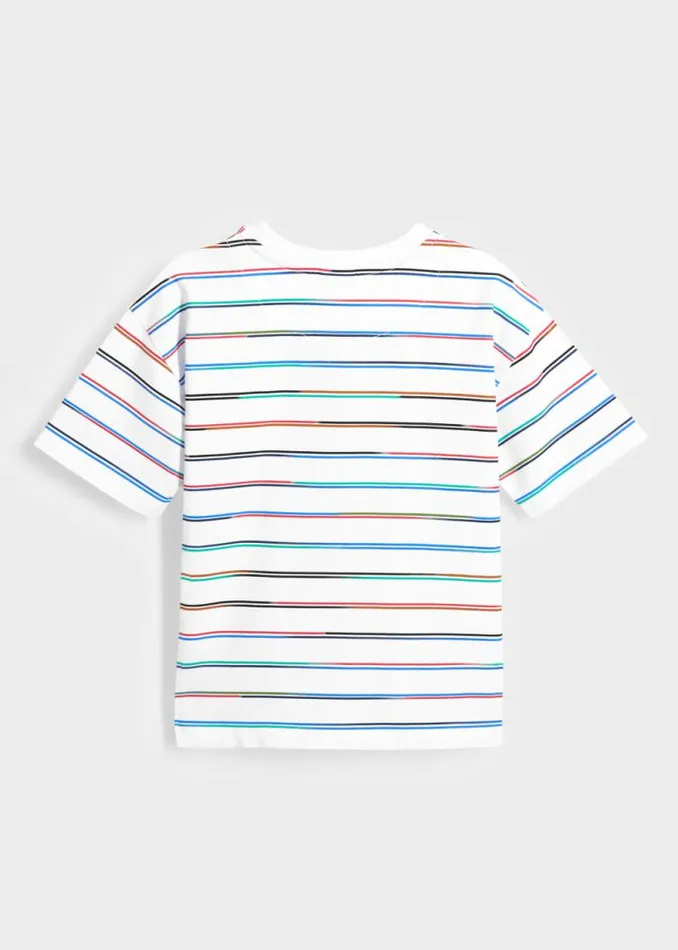 Junior Paul Smith TShirts 213 Years White Gradient Stripe TShirt Junior Paul Smith TShirts 213 Years White Gradient Stripe TShirt