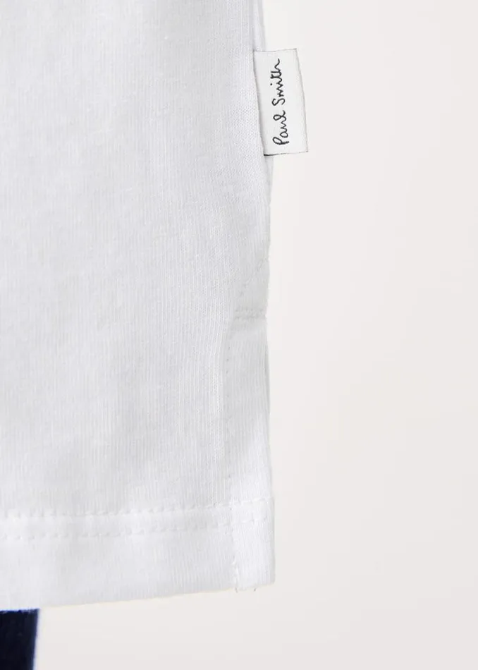 Junior Paul Smith TShirts 213 Years White Holographic TShirt Junior Paul Smith TShirts 213 Years White Holographic TShirt