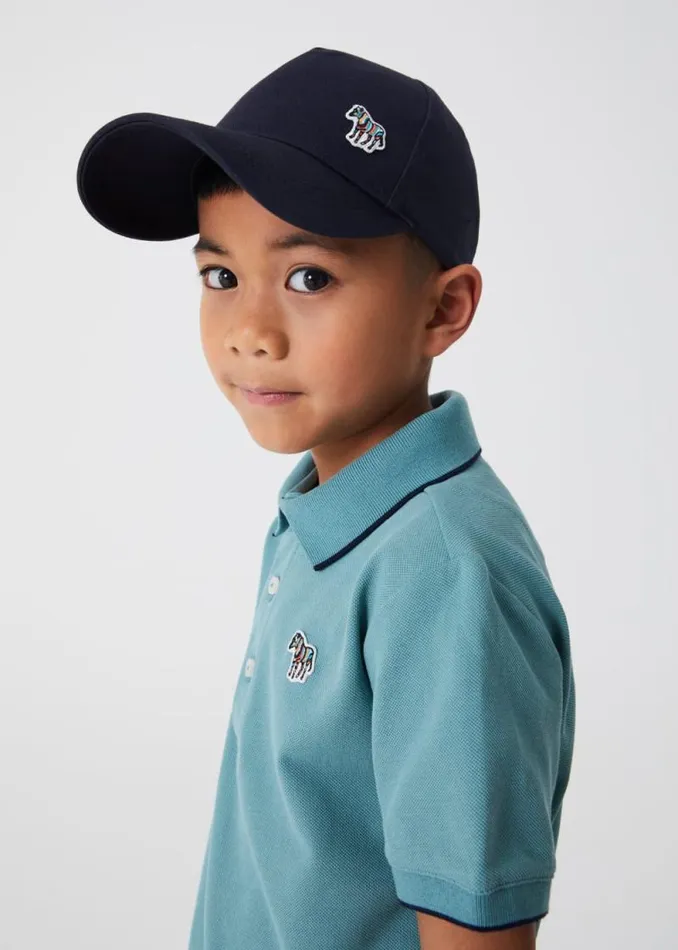 Junior Paul Smith Zebra 213 Years Navy Zebra Logo Cap