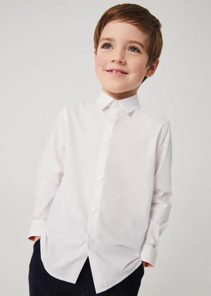 Junior Paul Smith Zebra 213 Years White Cotton Shirt