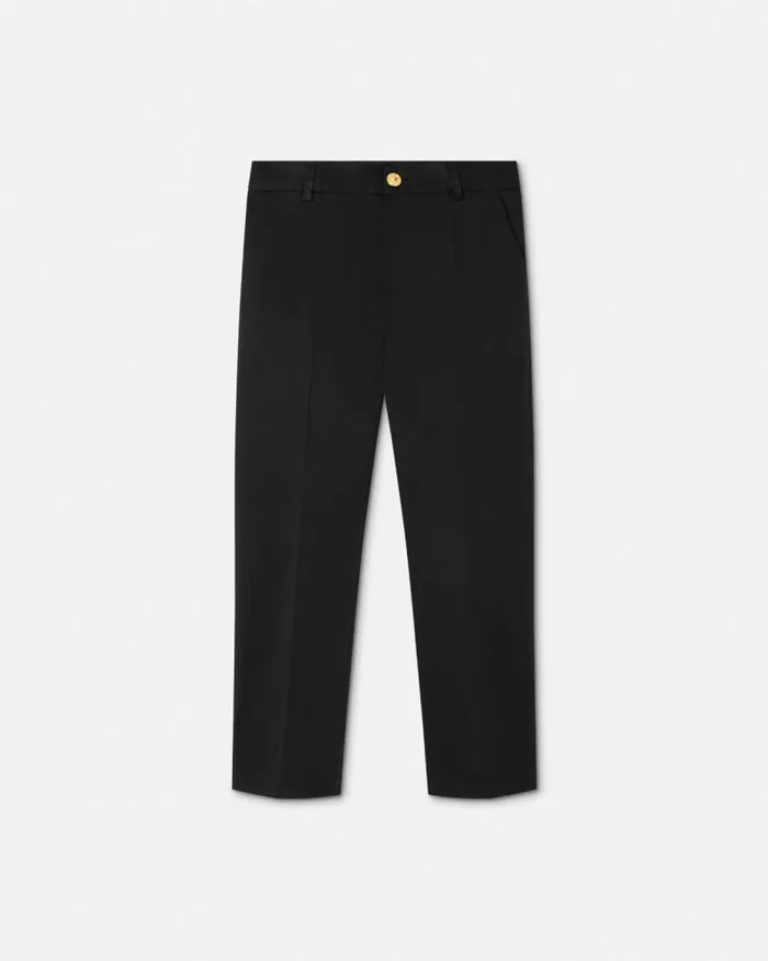Kids Formal Pants Black Children Versace Clothing