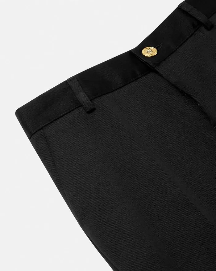Kids Formal Pants Black Children Versace Clothing