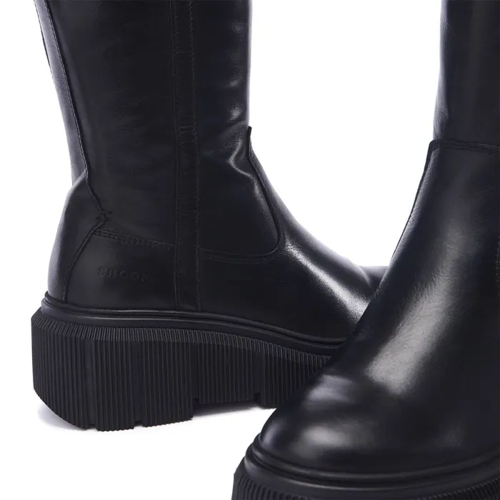 Knee High Boots Women Moda In Pelle Shoon Sh Rivers Black Leather Knee High Boots Women Moda In Pelle Shoon Sh Rivers Black Leather