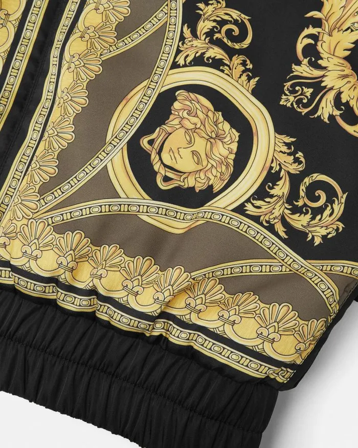 La Coupe Des Dieux Bomber Jacket Blackprint Men Versace Jackets and Coats