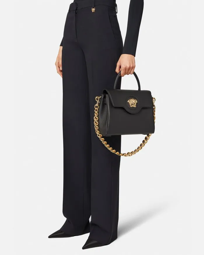 La Medusa Handbag Black Women Versace Top Handle