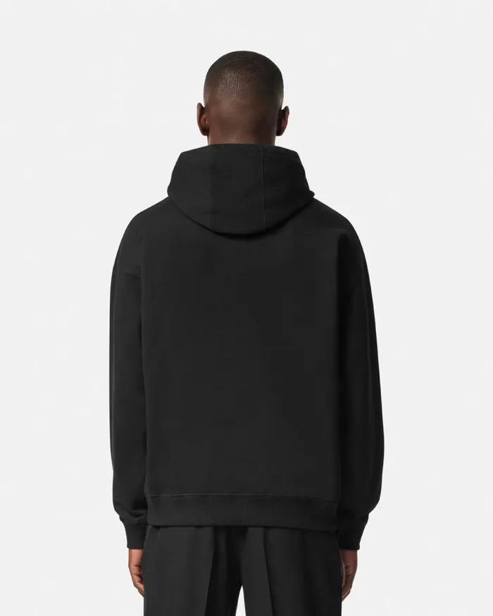 La Medusa Hoodie Black Men Versace Sweatshirts