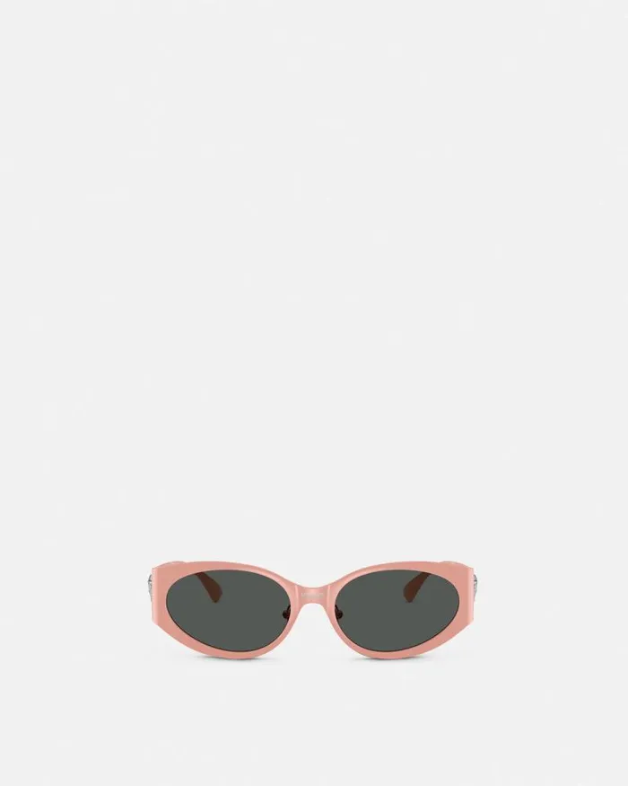 La Medusa Oval Sunglasses Pink Women Versace Sunglasses