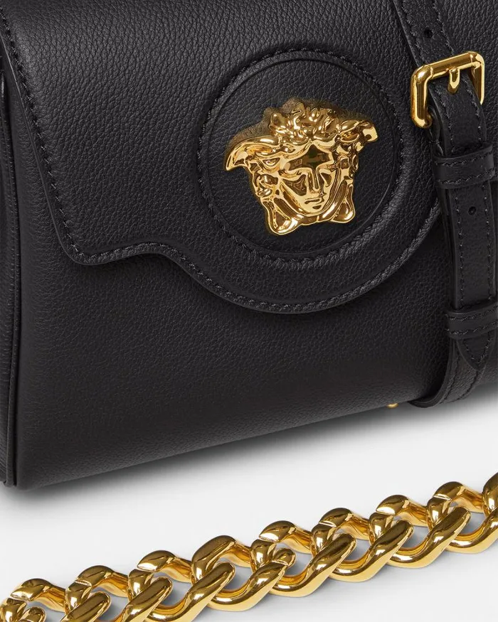 La Medusa Small Handbag Black Women Versace Top Handle