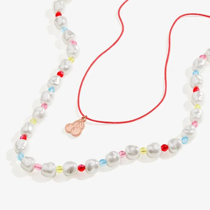 Life Is Sweet Cherry Layered Necklace Set Shiny Rose Gold Women Alex And Ani Jewelry Sets Life Is Sweet Cherry Layered Necklace Set Shiny Rose Gold Women Alex And Ani Jewelry Sets